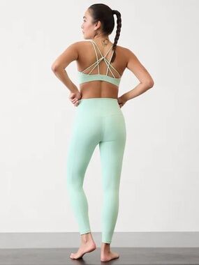 Athleta Solace Bra Sports Bra Light Blue Size S NWT